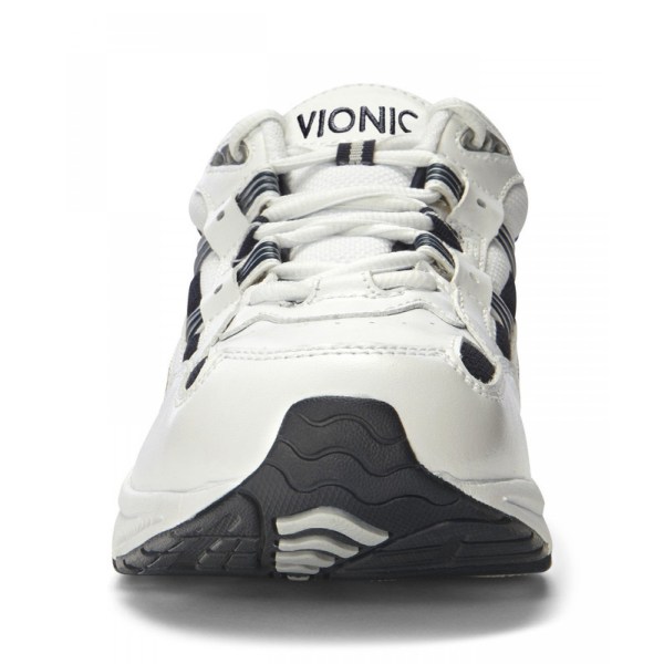Vionic Trainers Ireland - Classic Walker White Navy - Mens Shoes Clearance | BPQHG-9831